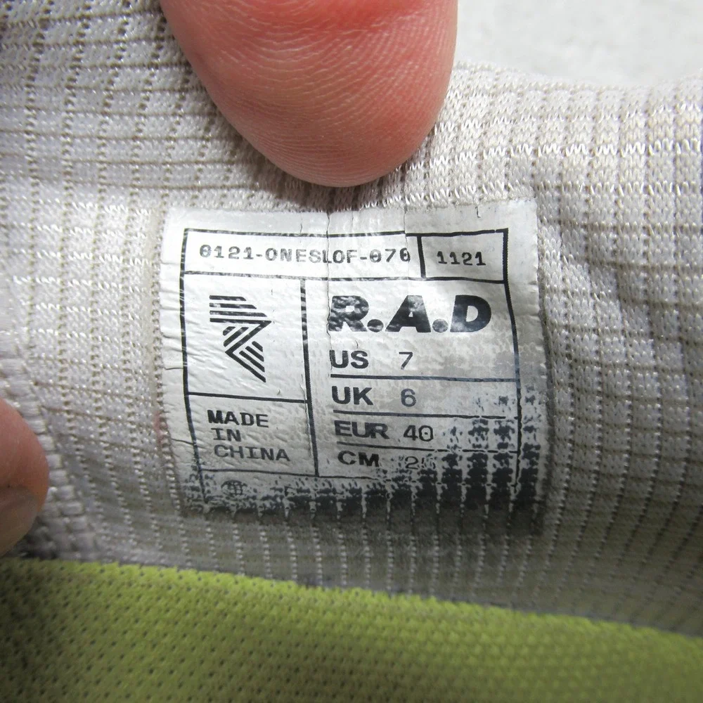 RAD One Global V1 Training Mens Shoes 7 White‎ Lightweight Cushioned Chunky Run